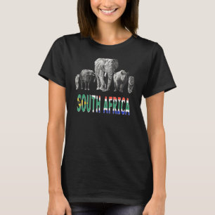 Big 5 Wildlife Design voor Zuid-Afrika Safari T-shirt
