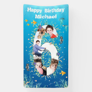 Big 6th Birthday under the Zee Photo Collage Spandoek