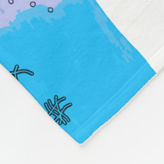 Big Air springt! - Snowboarding Fool Fleece Blanke (Hoek)