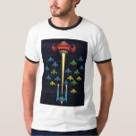 Big Aliens Ship T-Shirt<br><div class="desc">Prepare for an epic space encounter with the Big Aliens Ship T-Shirt 👽🚀 This bold design features a massive alien mothership dominating the stars, ready to invade the galaxy. Inspired by classic sci-fi and retro arcade vibes, this tee is perfect for gamers, space lovers, and fans of alien invasion stories....</div>