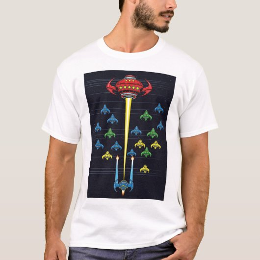 Big Aliens Ship T-Shirt (Devant)