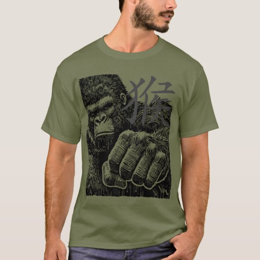 Big Ape Fist Bump T-shirt (Voorkant)
