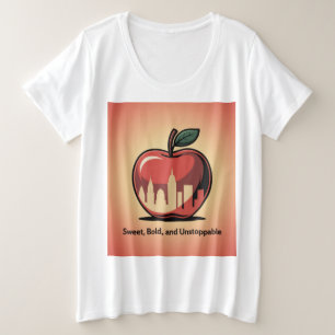 Big Apple Energy New York City Grote Maat T-shirt