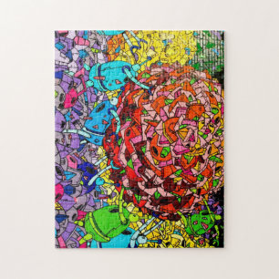 Big Apple Greeter - NYC graffiti puzzel