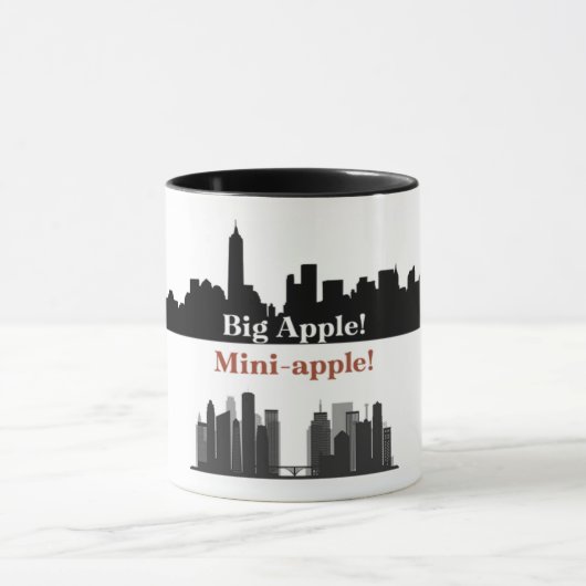 Big Apple! Mini-apple! 11-oz Ceramic mug (Centre)