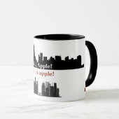 Big Apple! Mini-apple! 11-oz Ceramic mug (Devant droit)