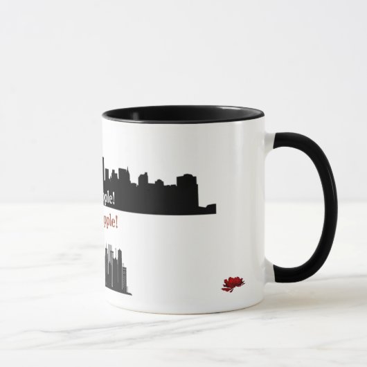 Big Apple! Mini-apple! 11-oz Ceramic mug Mok (Rechts)