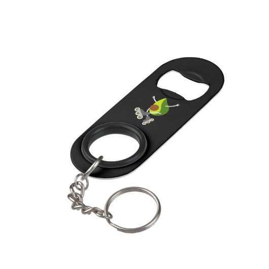 Big Avocado Roll Sleutelhanger Bottle Open Mini Flessenopener (Achterkant Gekanteld)