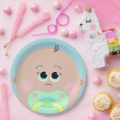 Big Baby Face Baby shower Bord (Feest)