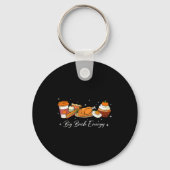 Big Back Energy Funny Thanksgiving Dinner Turkey L Sleutelhanger (Voorkant)