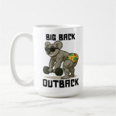 Big Back Outback – Funny Koala Gym Deadlift Design Koffiemok (Links)
