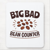 Big Bad Bean Counter Funny Accountant CPA Muismat (Voorkant)