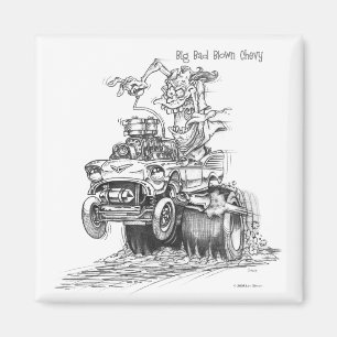 Big Bad Blown Chevy Magneet