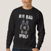 Big Bad en Wolf Funny Wolves Trui (Voorkant)