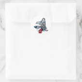 Big Bad Wolf Ronde Sticker (Tas)