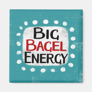 Big Bagel Energie Koelkastmagneet Magneet