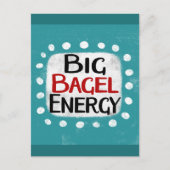 Big Bagel Energy Briefkaart (Voorkant)