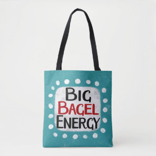 Big Bagel Energy Canvas tas