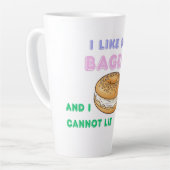 Big Bagels Funny Breakfast Shirt Latte Mok (Linkerhoek)