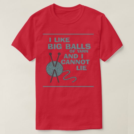 Big Balls van Yarn Range T-shirt (Design voorkant)