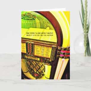 BIG BAND ERA WENSKAART BEDANKKAART