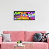 Big Bang Black Hole (Long) Wrapped Canvas (Insitu (Woonkamer))