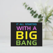 Big Bang Briefkaart (Staand voorkant)