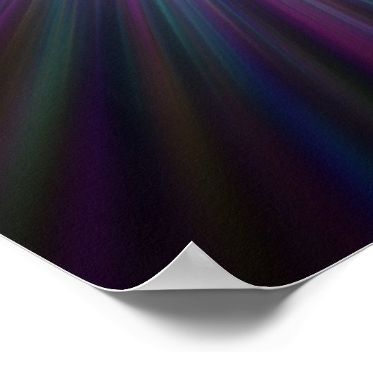 Big Bang, conceptuele computerkunst. Poster (Hoek)