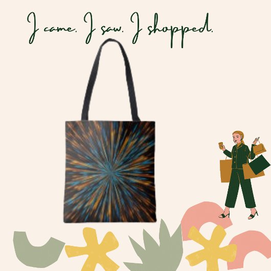 Big Bang Kleurstructuur Sparkling Canvas tas