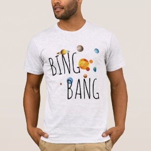 Big Bang Solar System T-shirt Design Science Gek