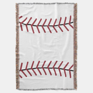 Big Baseball Throw Blanket Deken