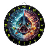 Big Bass Dart Board Adventure Design Dartbord (Voorkant)