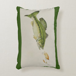 Big Bass Lumbar Pillow Accent Kussen