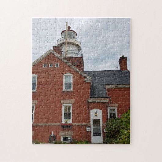 Big Bay Lighthouse Lake Superior Upper Peninsula Legpuzzel (Verticaal)