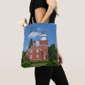 Big Bay Lighthouse over de hele canvas tas (Dichtbij)