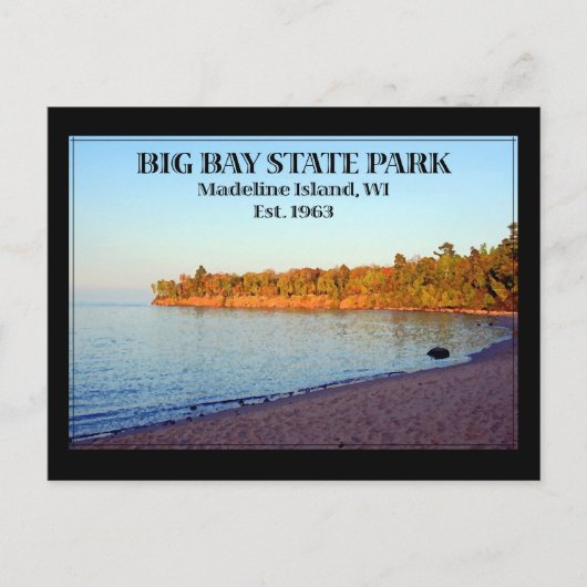 Big Bay State Park Briefkaart (Voorkant)