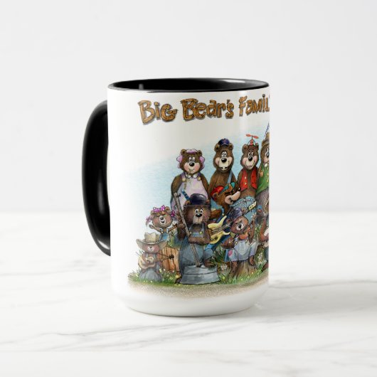 Big Bear Family Mug (Devant gauche)