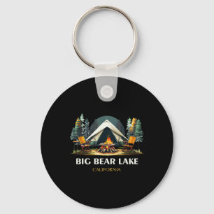 Big Bear Lake Californië Souvenir Wandelen Sleutelhanger