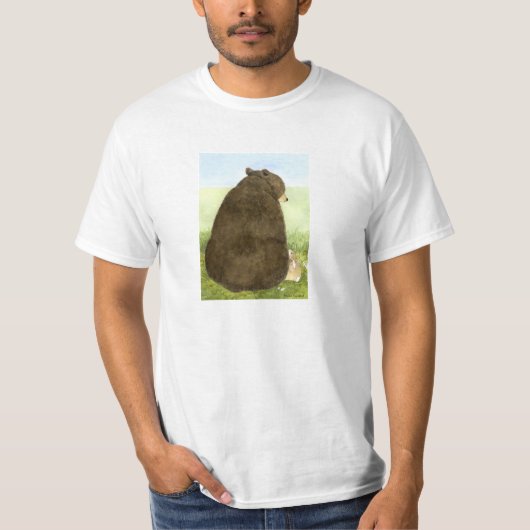 Big Bear peu de T-shirt de lapin (Devant)