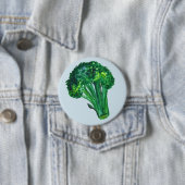 Big Beauful Broccoli Blue Ronde Button 7,6 Cm (In situ)