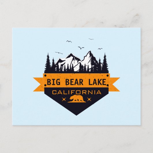 Big Beer Lake California - Aangepaste naam  Briefkaart (Voorkant)