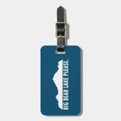 Big Beer Lake California Bagagelabel (Voorkant verticaal)