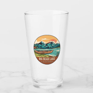 Big Beer Lake California Boating Vist Emblem Glas