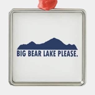 Big Beer Lake California Metalen Ornament