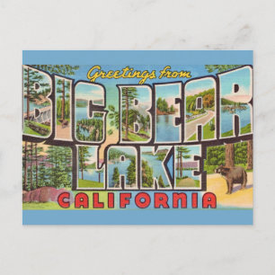 Big Beer Lake Californië Briefkaart