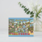 Big Beer Lake Californië Briefkaart (Staand voorkant)