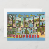 Big Beer Lake Californië Briefkaart (Voorkant / Achterkant)