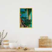 Big Beer Lake Uitzicht op Rim o's World Drive Poster (Keuken)