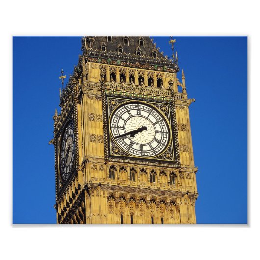 Big Ben 1 foto print Afdruk (Voorkant)