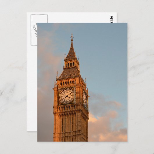 Big Ben à Londres carte postale verticale (Devant / Derrière)